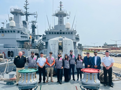 Visita a la Marina de Guerra para conocer avances en política fluvial amazónica